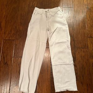 White wide leg Princess Polly jeans